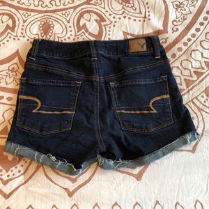American Eagle hi rise jean shorts